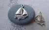 Accessories - 20 Pcs Of Antique Silver Catamaran Sailing Boat Charms 17x24mm A7729