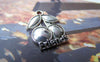 Accessories - 20 Pcs Of Antique Silver Cheery Charms 15x20mm A1339