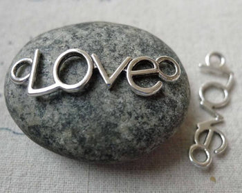 Accessories - 20 Pcs Of Antique Silver Curved Bracelet Connector Charms 10x34mm A6519