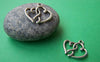 Accessories - 20 Pcs Of Antique Silver Double Heart Charms 16x20mm A920