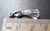 Accessories - 20 Pcs Of Antique Silver Evening Dress Charms 10x25mm A1912