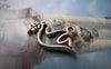 Accessories - 20 Pcs Of Antique Silver Filigree Dove Bird Charms 13x19mm A814