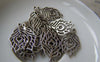 Accessories - 20 Pcs Of Antique Silver Filigree Peacock Feather Charms  13x22mm  A2523