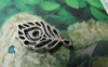 Accessories - 20 Pcs Of Antique Silver Filigree Peacock Feather Charms  13x22mm  A2523