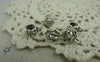 Accessories - 20 Pcs Of Antique Silver Flower Necklace Bail Charms 6x8mm A5831