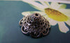 Accessories - 20 Pcs Of Antique Silver Flower Spacer Bead Caps 8x18mm A1133