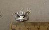 Accessories - 20 Pcs Of Antique Silver Halloween Chief Mask Charms 15x21mm A7460