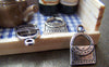 Accessories - 20 Pcs Of Antique Silver Handbag Charms Pendants 10x18mm A847