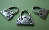 Accessories - 20 Pcs Of Antique Silver Handbag Charms Pendants 14x16mm A882