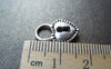 Accessories - 20 Pcs Of Antique Silver Heart Lock Charms 11x17mm  A2188