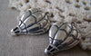 Accessories - 20 Pcs Of Antique Silver Hot Air Balloon Charms 17x25mm A3488