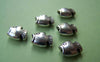 Accessories - 20 Pcs Of Antique Silver Large Mouth Bass Fish Beads 8x10mm A1173