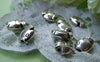 Accessories - 20 Pcs Of Antique Silver Large Mouth Bass Fish Beads 8x10mm A1173