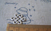 Accessories - 20 Pcs Of Antique Silver Lovely Chinese Knot Charms 14x17mm A3840