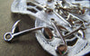 Accessories - 20 Pcs Of Antique Silver Lovely Music Note Charms 7x24mm A1668