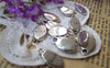 Accessories - 20 Pcs Of Antique Silver Oval Charms 8x15mm A3286