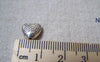 Accessories - 20 Pcs Of Antique Silver Rondelle Fish Heart Beads 10mm  A5734
