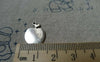 Accessories - 20 Pcs Of Antique Silver Smooth Flat Apple Charms 13x16mm A5685