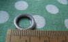 Accessories - 20 Pcs Of Antique Silver Textured Coiled Ring Connectors 13mm A1131