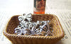 Accessories - 20 Pcs Of Antique Silver Tiny Bow Tie Knot Charms 10x12mm A784