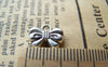 Accessories - 20 Pcs Of Antique Silver Tiny Bow Tie Knot Charms 10x12mm A784