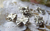 Accessories - 20 Pcs Of Antique Silver Tiny Bow Tie Knot Charms 10x12mm A784