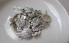 Accessories - 20 Pcs Of Antique Silver Yarn Ball With Knitting Needles Charms 12x24mm A6724