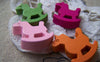Accessories - 20 Pcs Of Assorted Color Wooden Rocking Horse Beads 17x18mm A3743