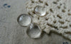 Accessories - 20 Pcs Of Crystal Glass Dome Round Cabochon Cameo 12mm A5676