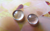 Accessories - 20 Pcs Of Crystal Glass Dome Round Cabochon Cameo 8mm A3643