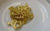 Accessories - 20 Pcs Of Gold Tone English Word Party Charms 19x20mm A6310
