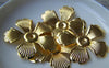 Accessories - 20 Pcs Of Gold Tone Flower Spacer Bead Caps 33mm A1946