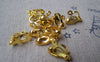 Accessories - 20 Pcs Of Lovely Filigree Gold Tone Ear Clips 12mm A2116