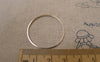 Accessories - 20 Pcs Of Platinum White Gold Tone Brass Seamless Rings 30mm 20gauge A7372