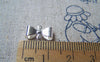 Accessories - 20 Pcs Of Silver Tone Bow Tie Knot Connector 7x12mm A4478
