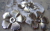Accessories - 20 Pcs Of Silver Tone Flower Spacer Bead Caps 33mm A3433