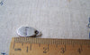 Accessories - 20 Pcs Of Tibetan Silver Oval Charms   8x15mm  A1967