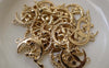 Accessories - 20 Pcs Rose Gold Tone Fairy Angel On Crescent Moon Charms Pendants  A7413