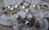 Accessories - 20 Pcs Silver Plated Sand Star Dust Beads Texured Beads 6mm A2439