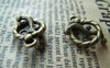 Accessories - 20 Sets Of Antique Bronze  Coil Bow Toggle Clasps A231