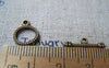 Accessories - 20 Sets Of Antique Bronze Oval Ring Toggle Clasps A237