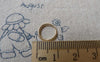 Accessories - 200 Pcs Antique Bronze KC Gold Metal Iron Jump Rings Size 10mm 16gauge
