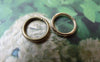 Accessories - 200 Pcs Antique Bronze KC Gold Metal Iron Jump Rings Size 10mm 16gauge