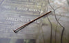 Accessories - 200 Pcs Antique Copper Headpins 25mm 20 Gauge  A7236