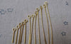 Accessories - 200 Pcs Gold Plated Iron Standard Eyepins (Aprox 21G Wire)