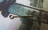 Accessories - 200 Pcs Of Antique Bronze Brass Eye Pin 18mm -------- 22 Gauge A4528