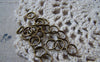 Accessories - 200 Pcs Of Antique Bronze Iron Split Rings 8mm A5068