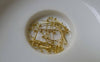 Accessories - 200 Pcs Of Gold Tone Brass Ball End Headpin - 25G - 18mm A6609