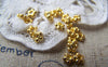 Accessories - 200 Pcs Of Gold Tone Flower Spacer Beads 4.5mm A2818