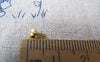 Accessories - 200 Pcs Of Gold Tone Iron Clamshell Bead Tips 6mm For Bead Chain Sized 2.4mm A3696